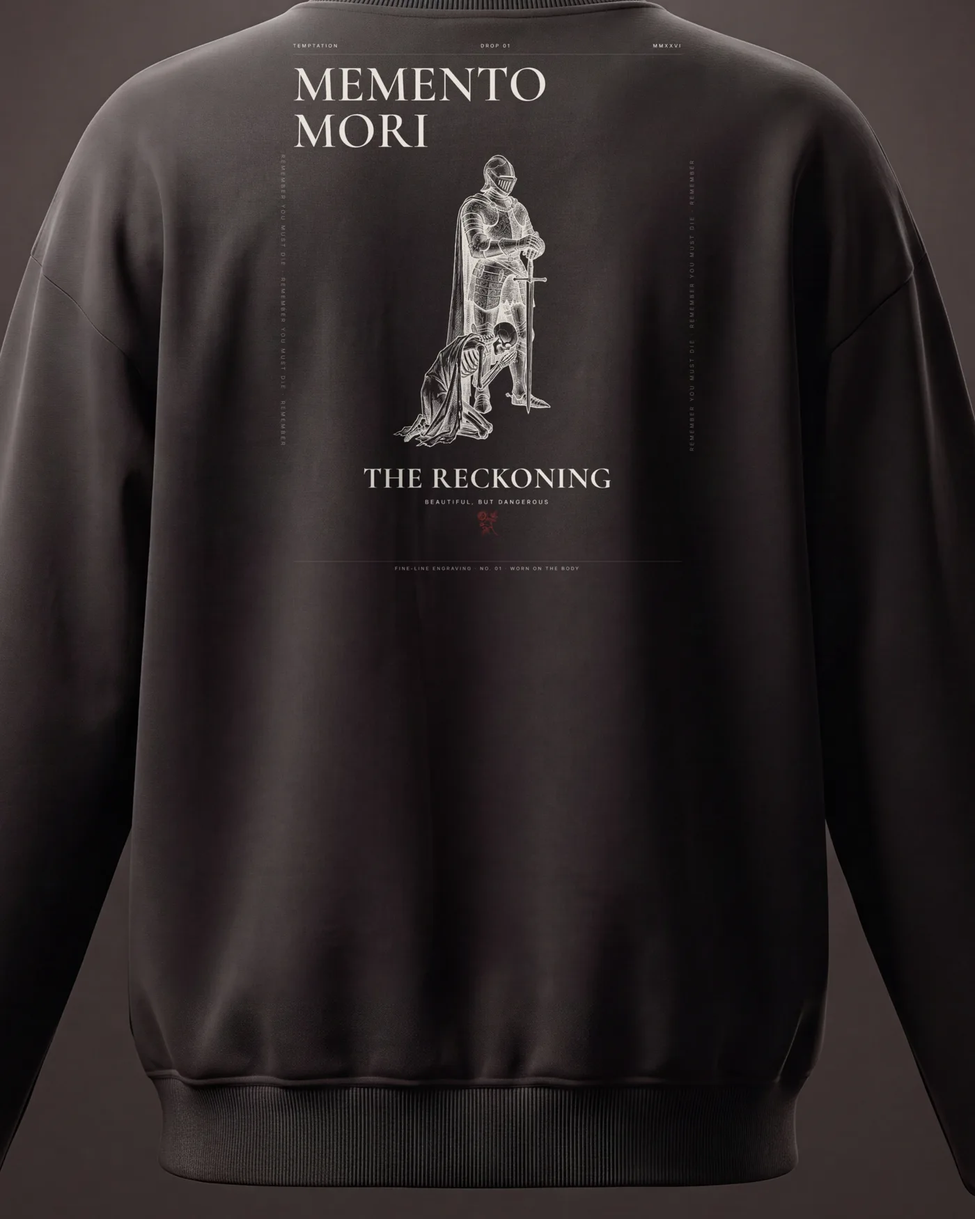 The Reckoning Crewneck — Black