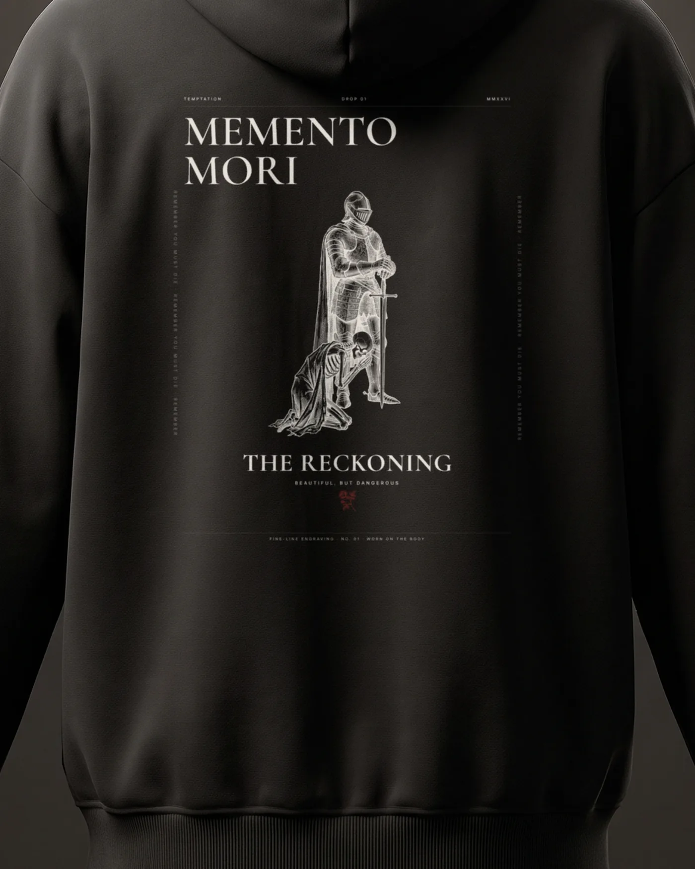 The Reckoning Hoodie — Black